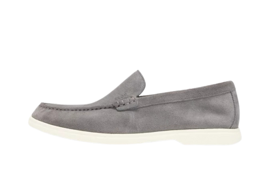 Loro Piana Gray Men's Loafers